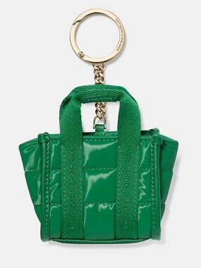 kate spade NWT! Kip Puffy Emerald Green Micro Bag Charm